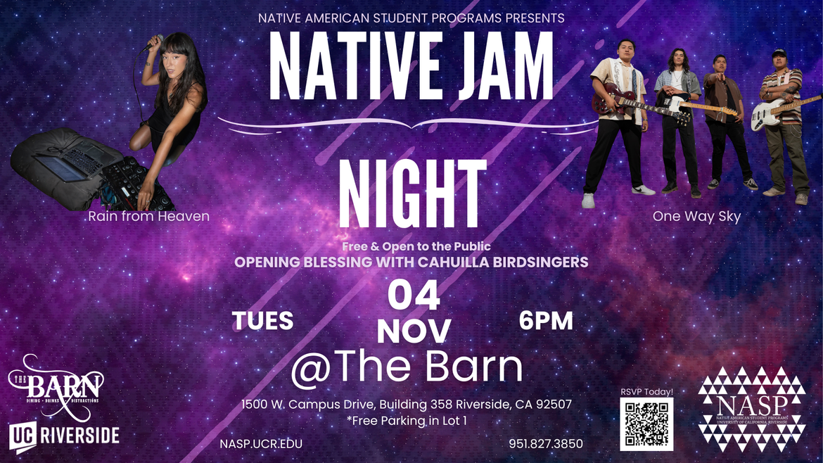 2025 NJN native jam night flyer