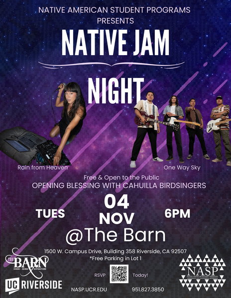 native jam night flyer